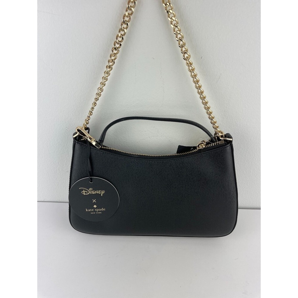 Kate Spade Disney KE571 Black Beauty and The Beast Convertible Crossbody Bag NWT - Picture 3 of 7